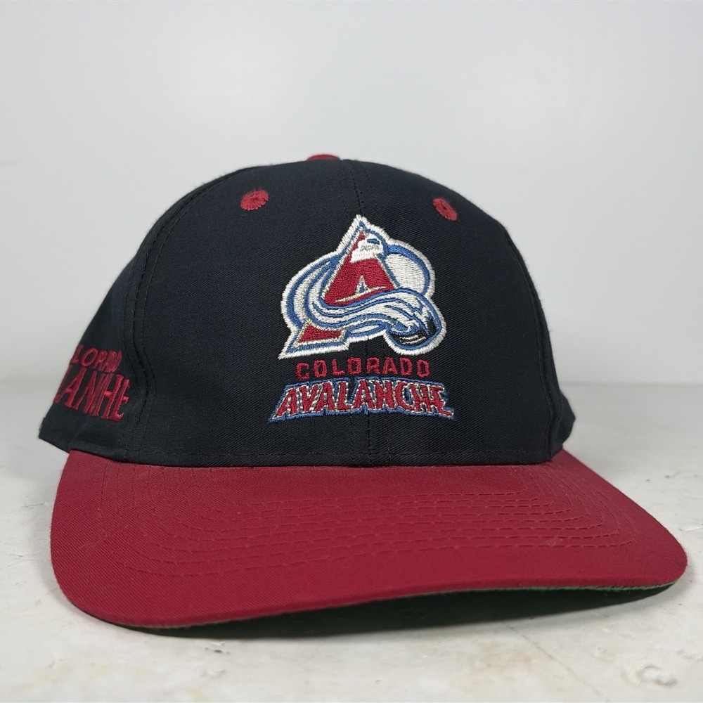 Vintage Twins Colorado Avalanche Black & Red NHL Snapback Hat